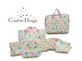 Confetti Design กระเป๋าผ้าเคลือบพลาสติก กระเป๋าแฟชั่นเก๋ไก๋ ทันสมัย สาวๆไม่ควรพลาด